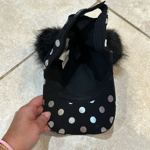 NWT! Disney Parks Sassy Minnie Ears Sequin Bow Baseball Hat Headband - Picture 6 of 7